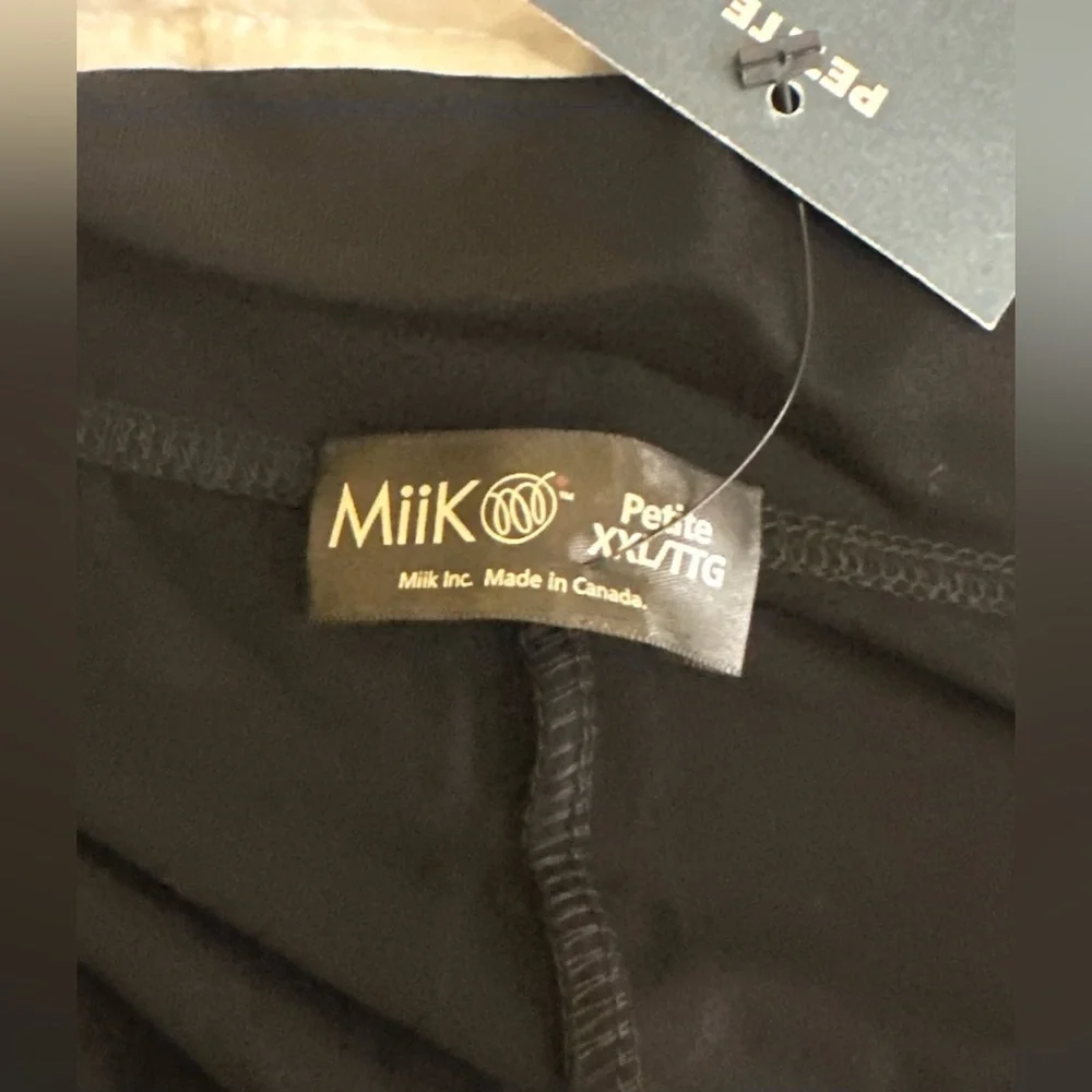 New Miik REED HIGH WAISTED PANT WITH POCKETS in Black with Sz XXL Petite - Picture 6 of 7